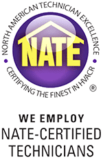 We Employe NATE Certified Technicians